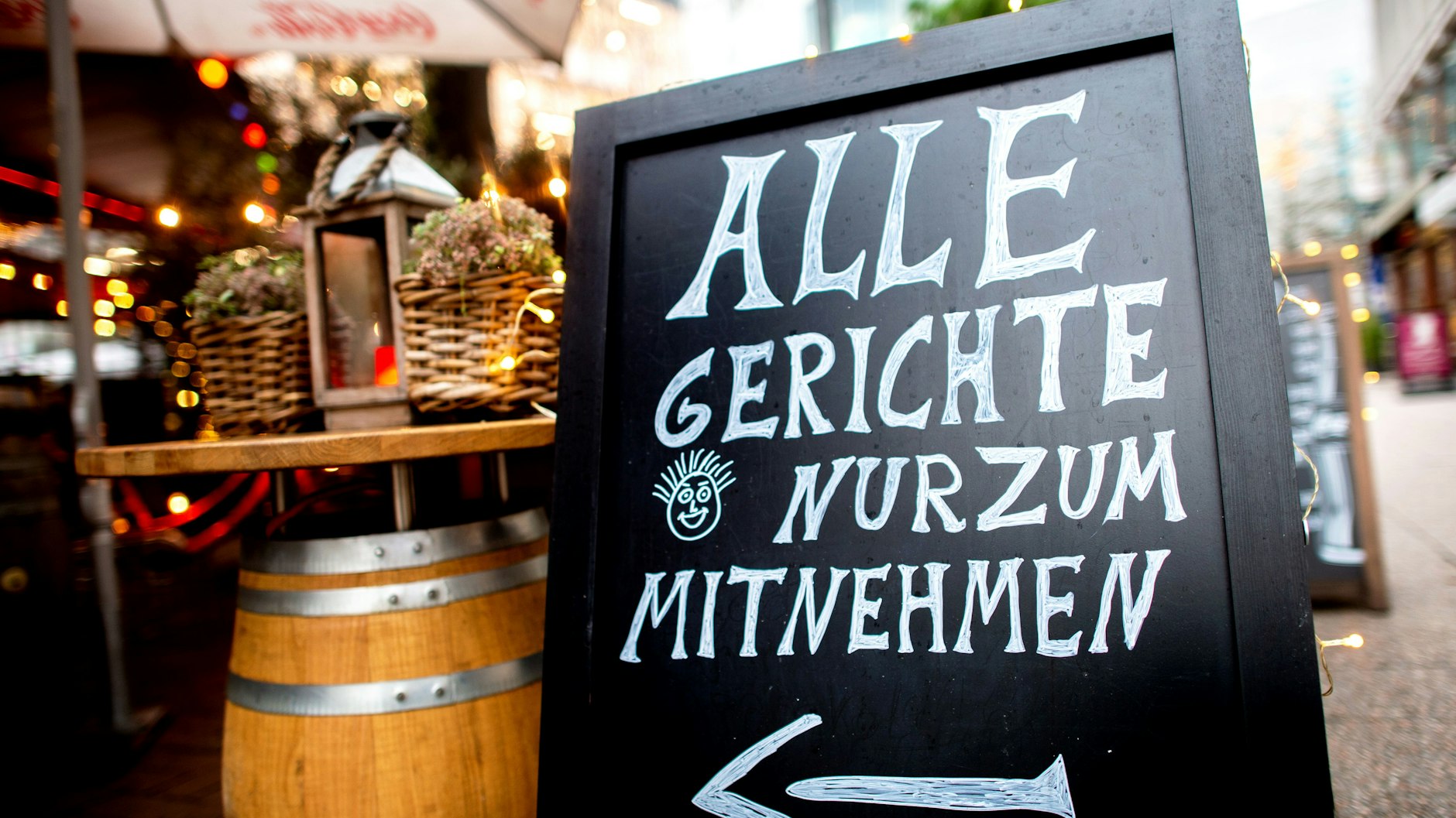 Im Lockdown dürfen Restaurants ihre Gerichte nur zum Mitnehmen anbieten. Daraus könnte sich ein Konzept entwickeln.