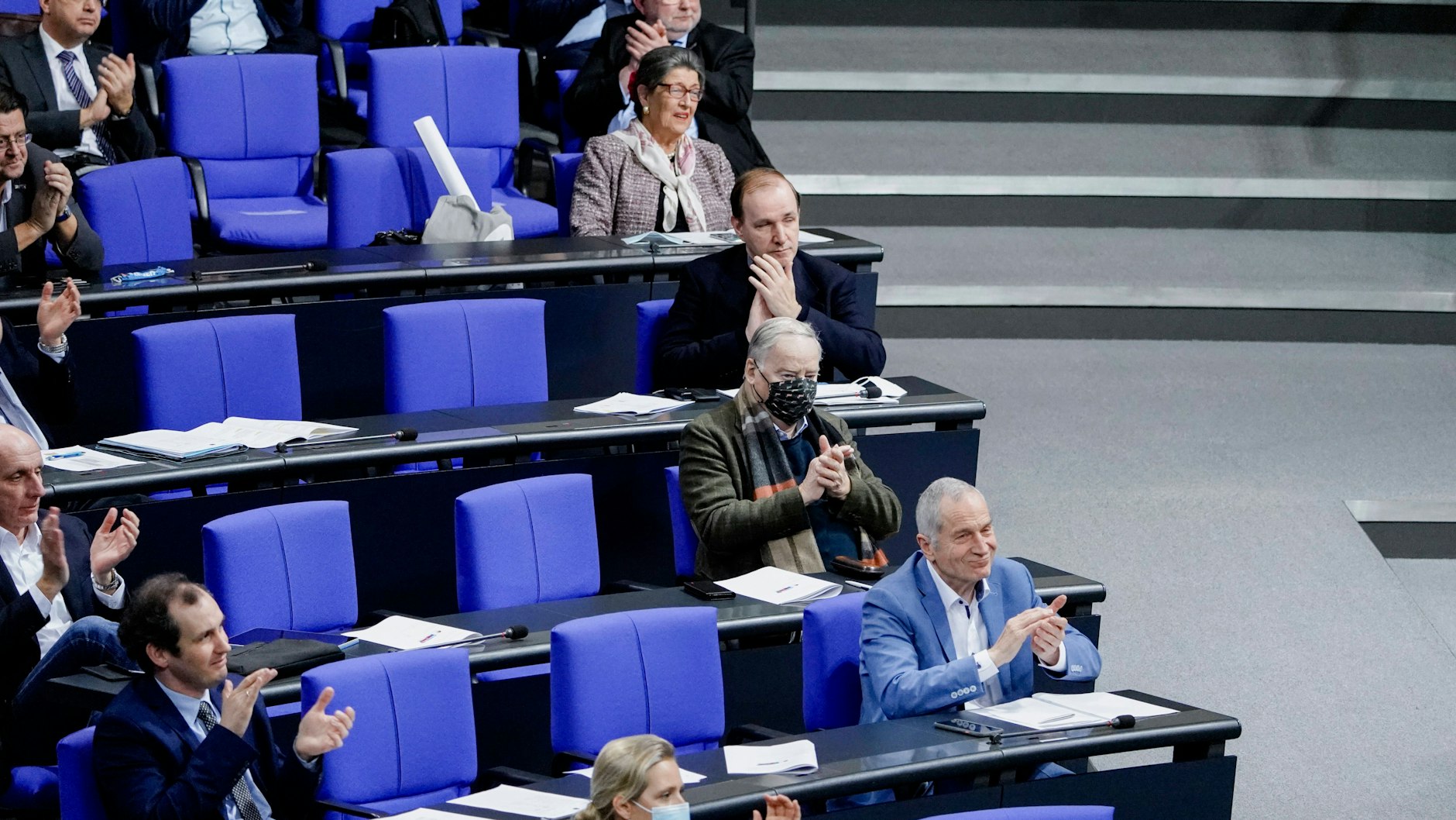 Mitglieder der AfD-Fraktion im Bundestag. 
