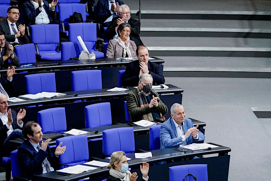 Mitglieder der AfD-Fraktion im Bundestag.&nbsp;