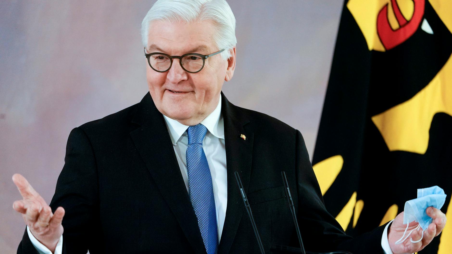 Bundespräsident Frank-Walter Steinmeier freute sich in einer Videobotschaft.