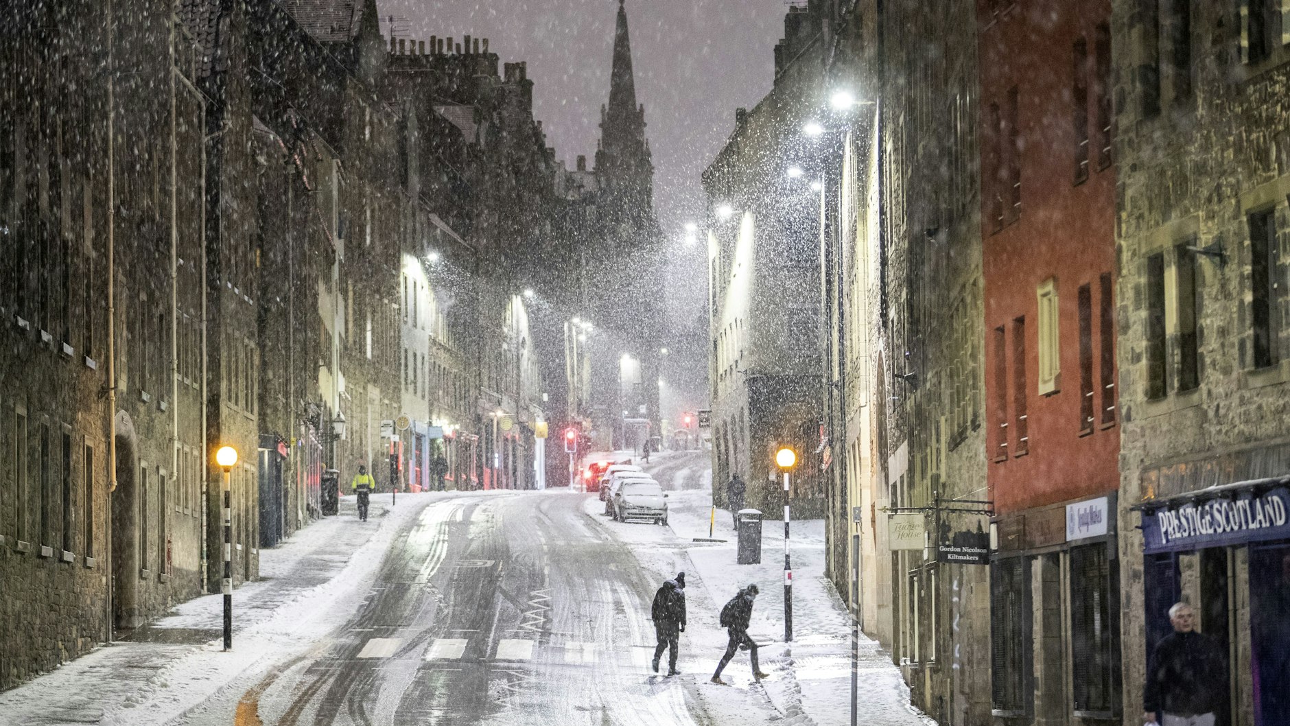 In Großbritannien sorgte Goran teilweise für Schneefall.