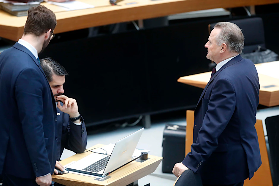 Abgeordnete der AfD im Berliner Abgeordnetenhaus.