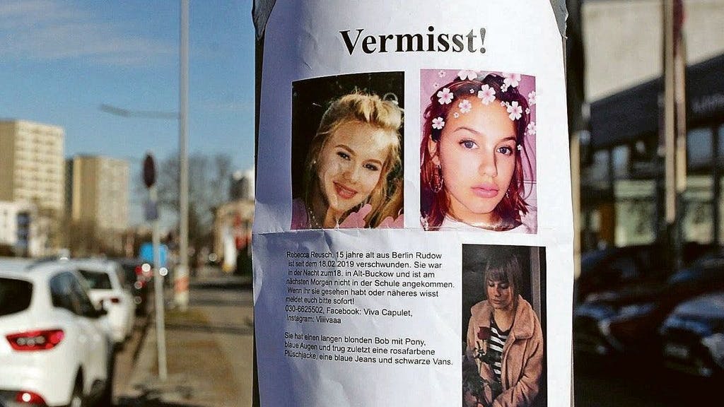 Mit diesen Fotos wird weiter nach Rebecca Reusch aus Berlin gesucht.