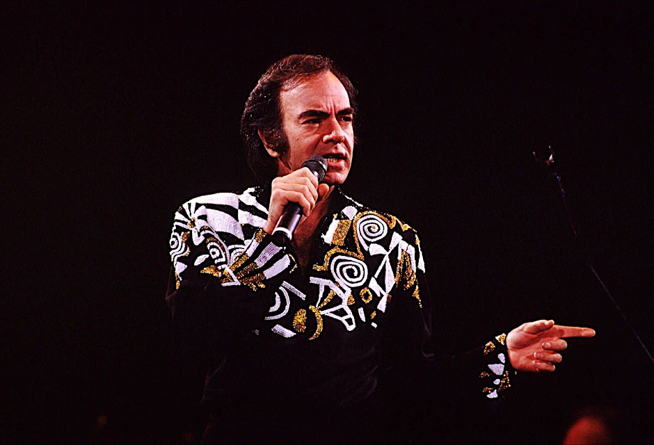 Neil Diamond bei einem Konzert im Jahr 1989.