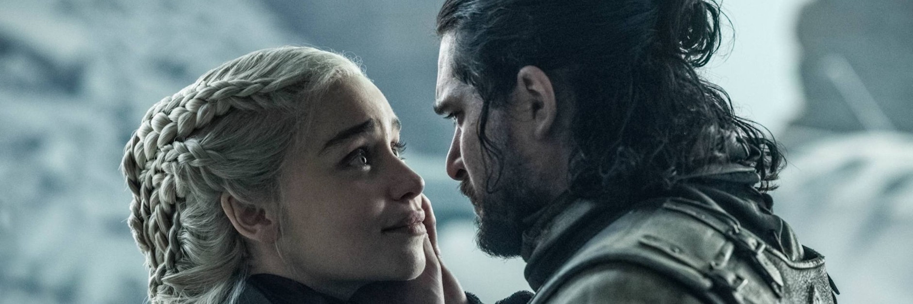 Emilia Clarke und Kit Harington in einer Episode der achten Staffel der Kultserie „Game of Thrones“.&nbsp;