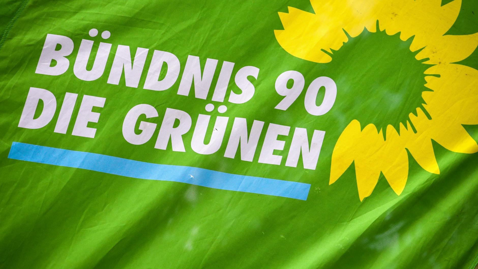 Parteilogo von Bündnis 90/Die Grünen. (Symbolbild)