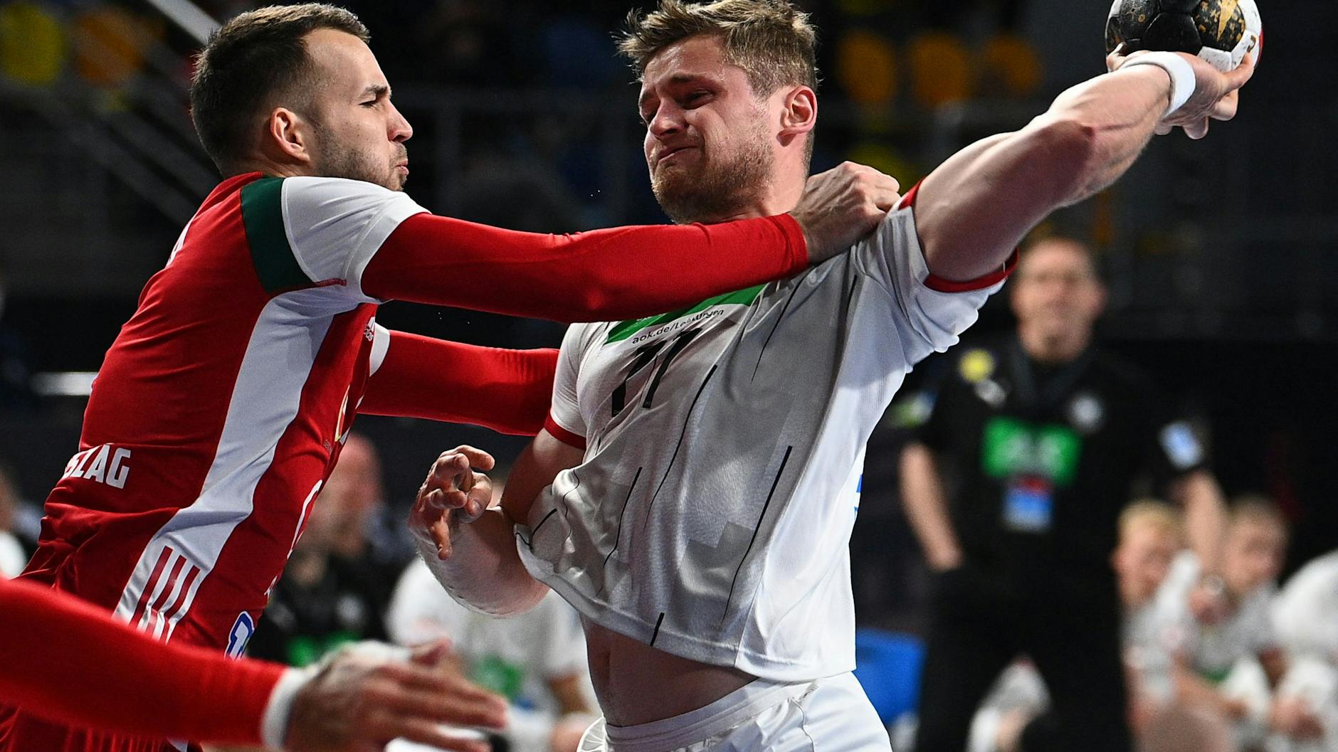 David Schmidt (r.) traf viermal für das deutsche Team gegen Polen.