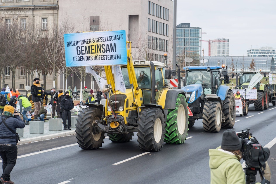 Traktoren-Demos: Großräumige Sperrungen in Mitte