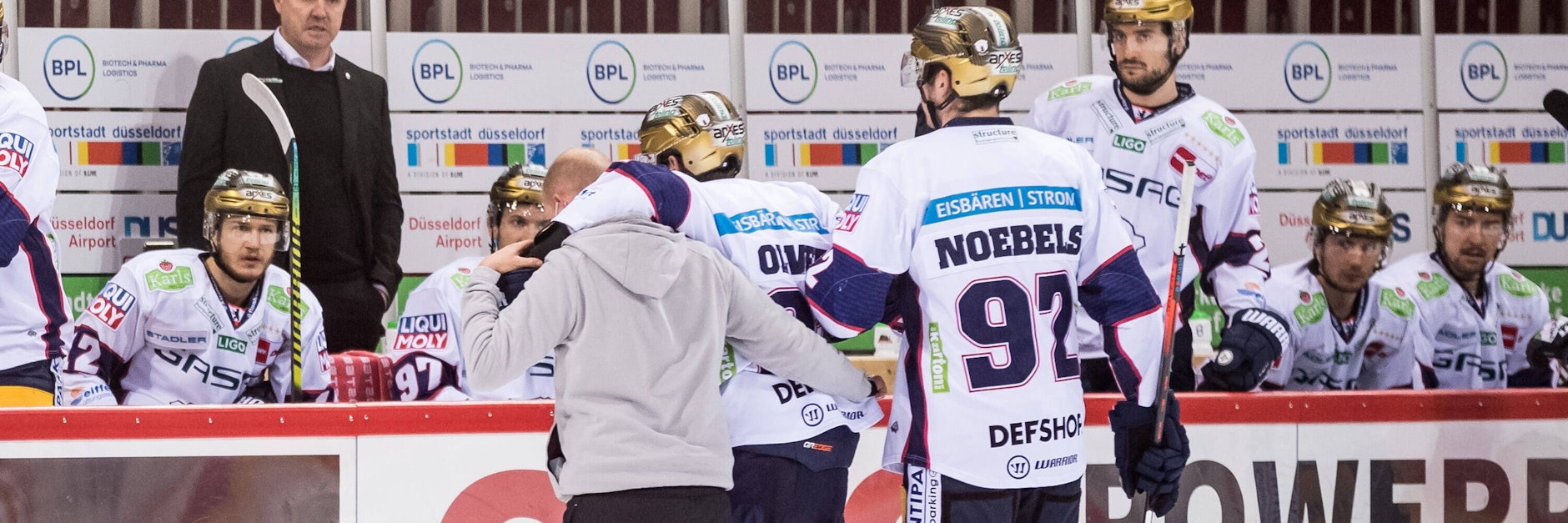 Mark Olver konnte das Eis in Düsseldorf nicht alleine verlassen.