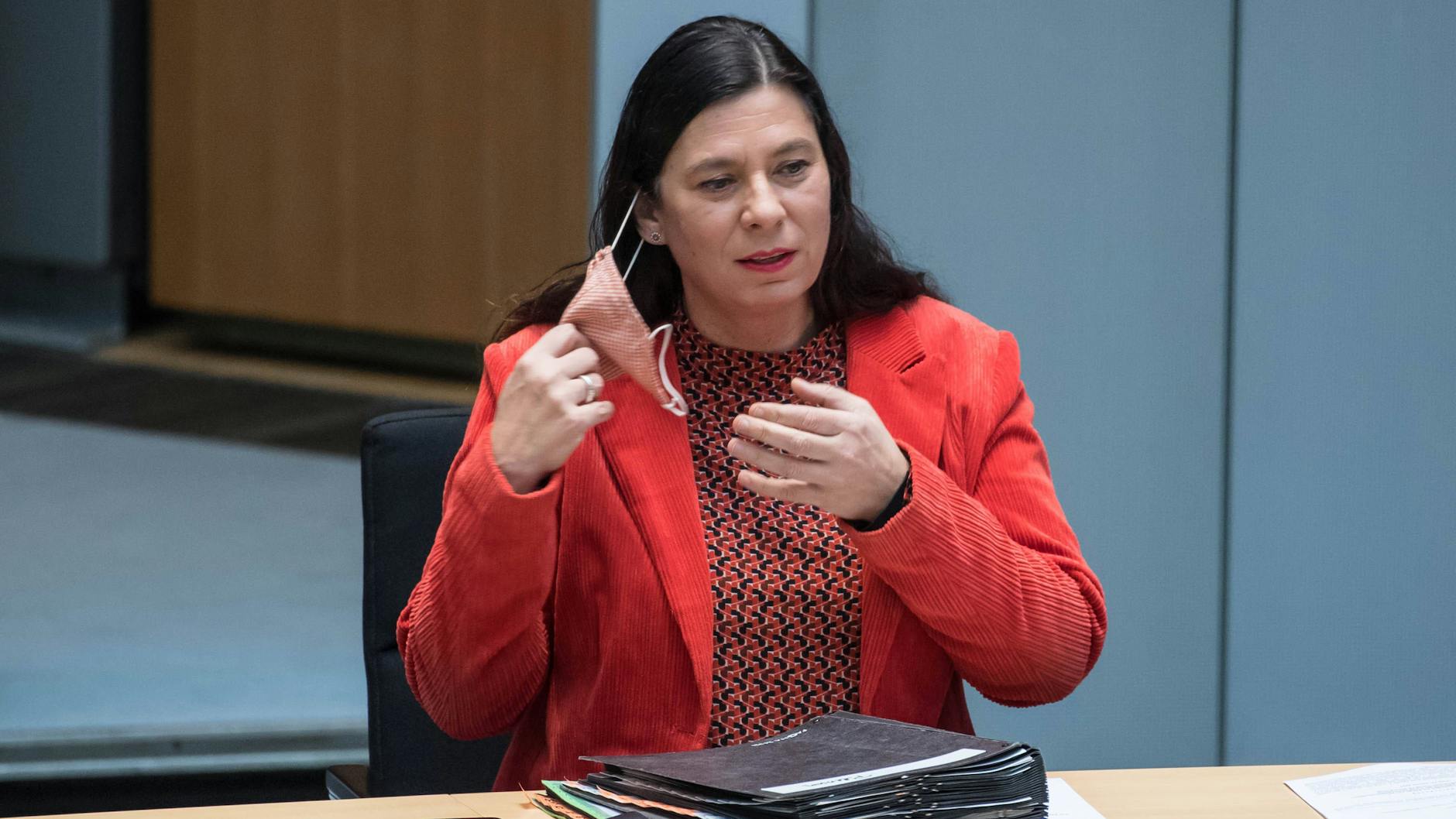 Bildungssenatorin Sandra Scheeres im Berliner Abgeordnetenhaus.