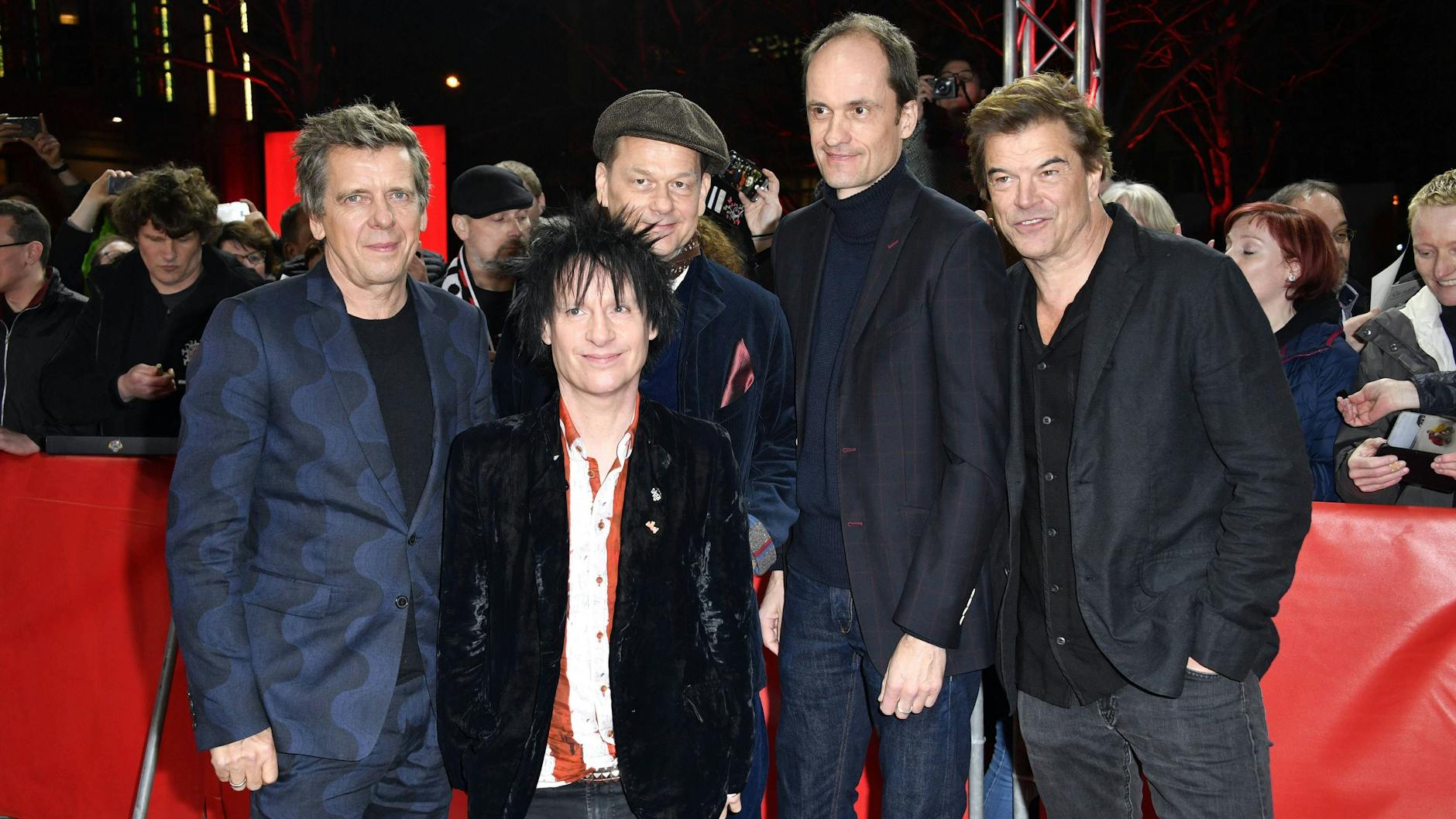 Die Toten Hosen: Andi, Vom Ritchie, Kuddel, Breiti und Campino. 