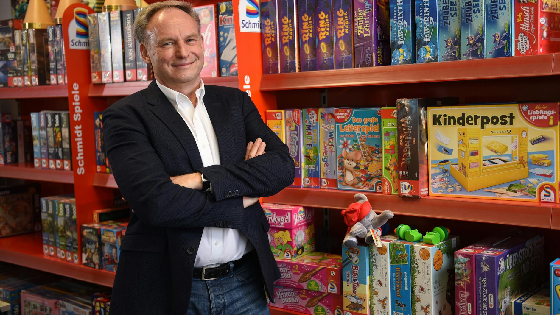 Axel Kaldenhoven ist der Geschäftsführer des Unternehmens Schmidt Spiele.