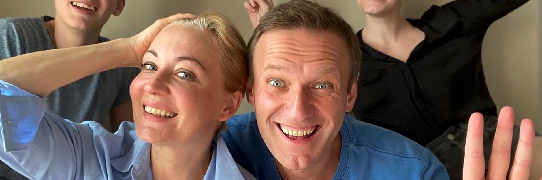 „Julia hat mein Leben gerettet“, sagt Alexej Nawalny über seine Ehefrau. Das Paar hat zwei Kinder: Tochter Daria und Sohn Zakhar. 