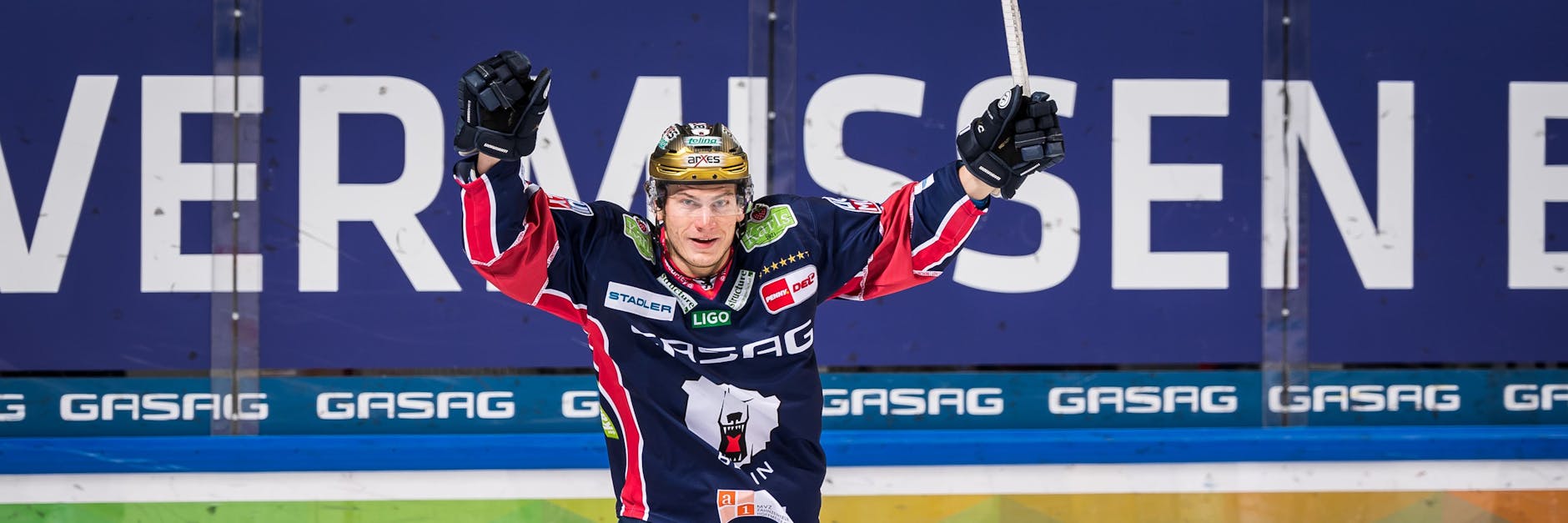 Eisbär Leo Pföderl hatte in den vergangene sechs Spielen persönlich immer was zu feiern. 