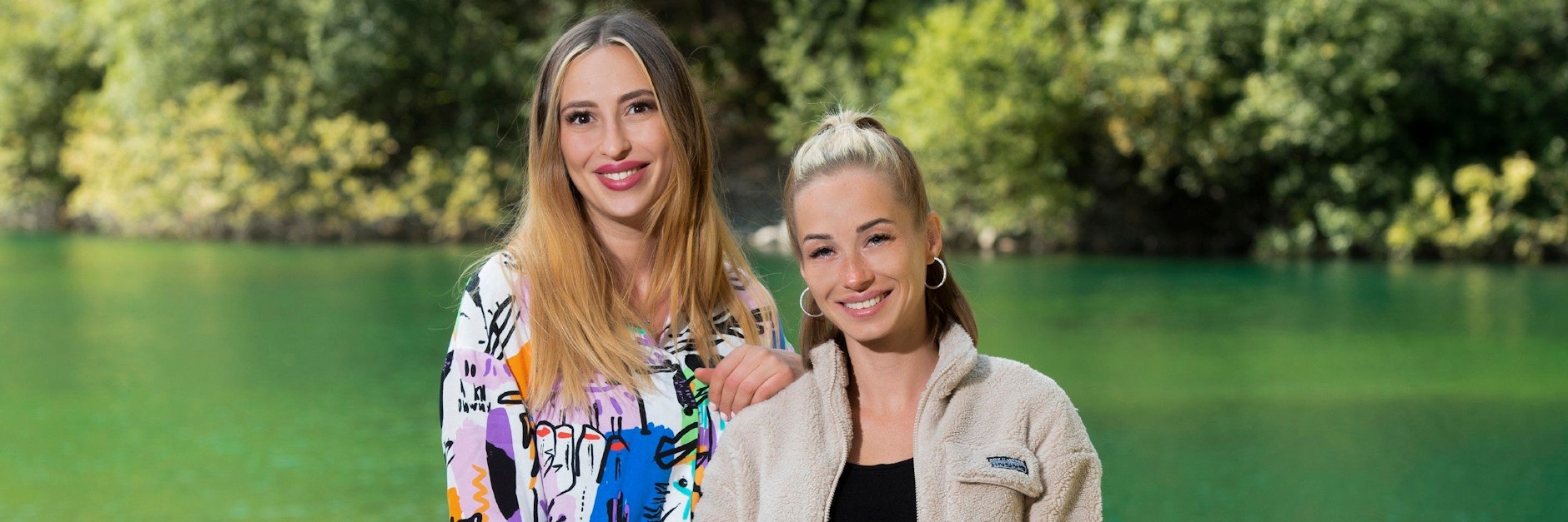 Zusammen mit Tatiana Corrado Rahimkhan nahm Anna Orlova (r.) an der „Coupe Challenge“ teil.