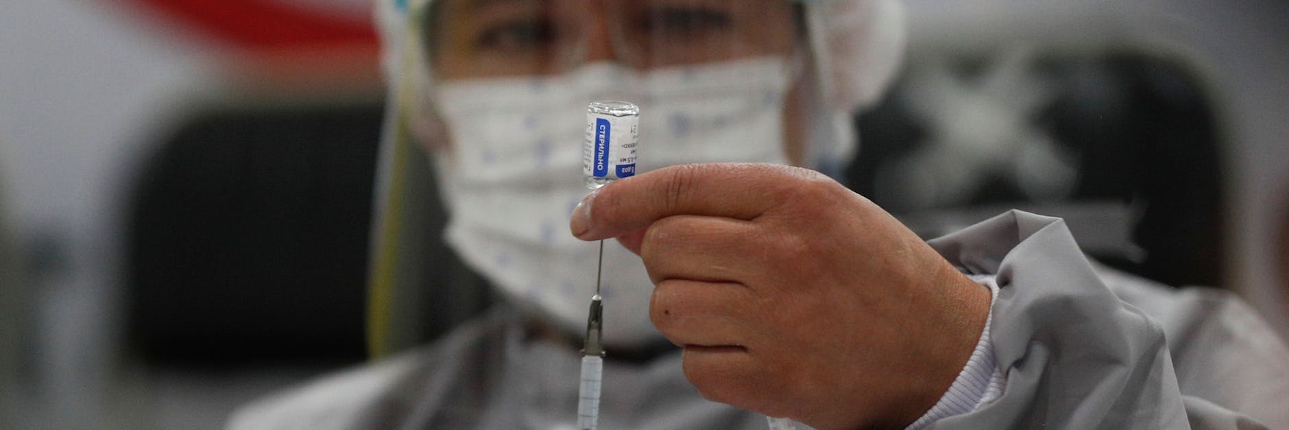 Der russische Impfstoff Sputnik V – auch in Bolivien wird er benutzt.