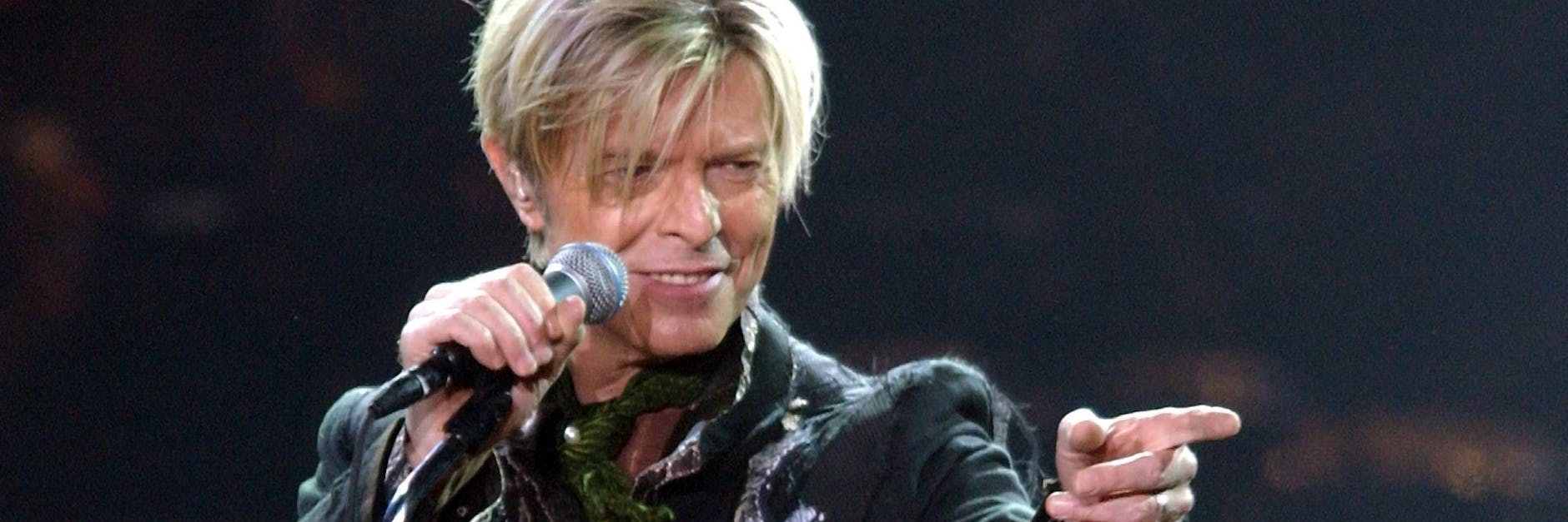 David Bowie bei einem Konzert in Hamburg