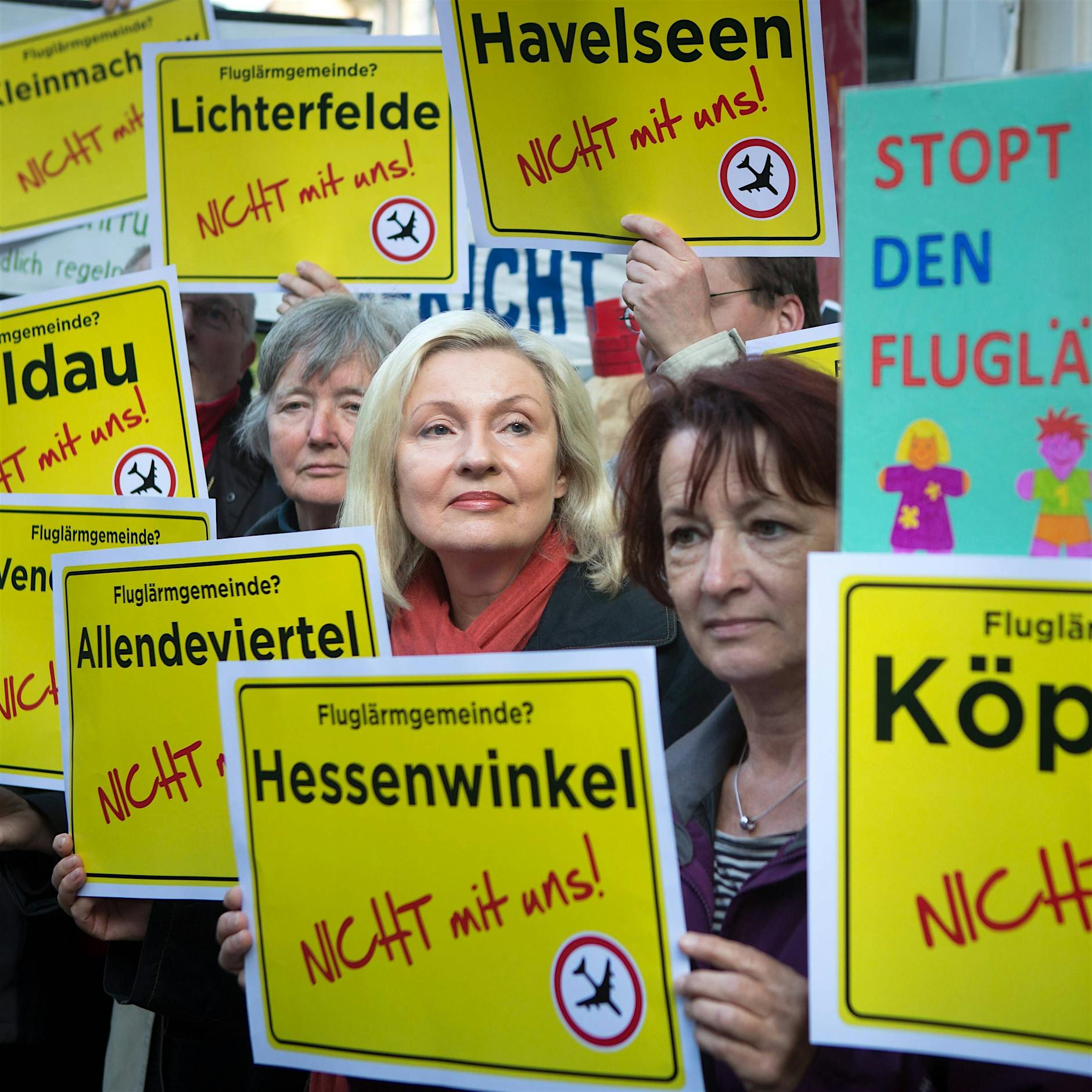 Protest-Jubiläum in Friedrichshagen: 500. Demonstration gegen Fluglärm