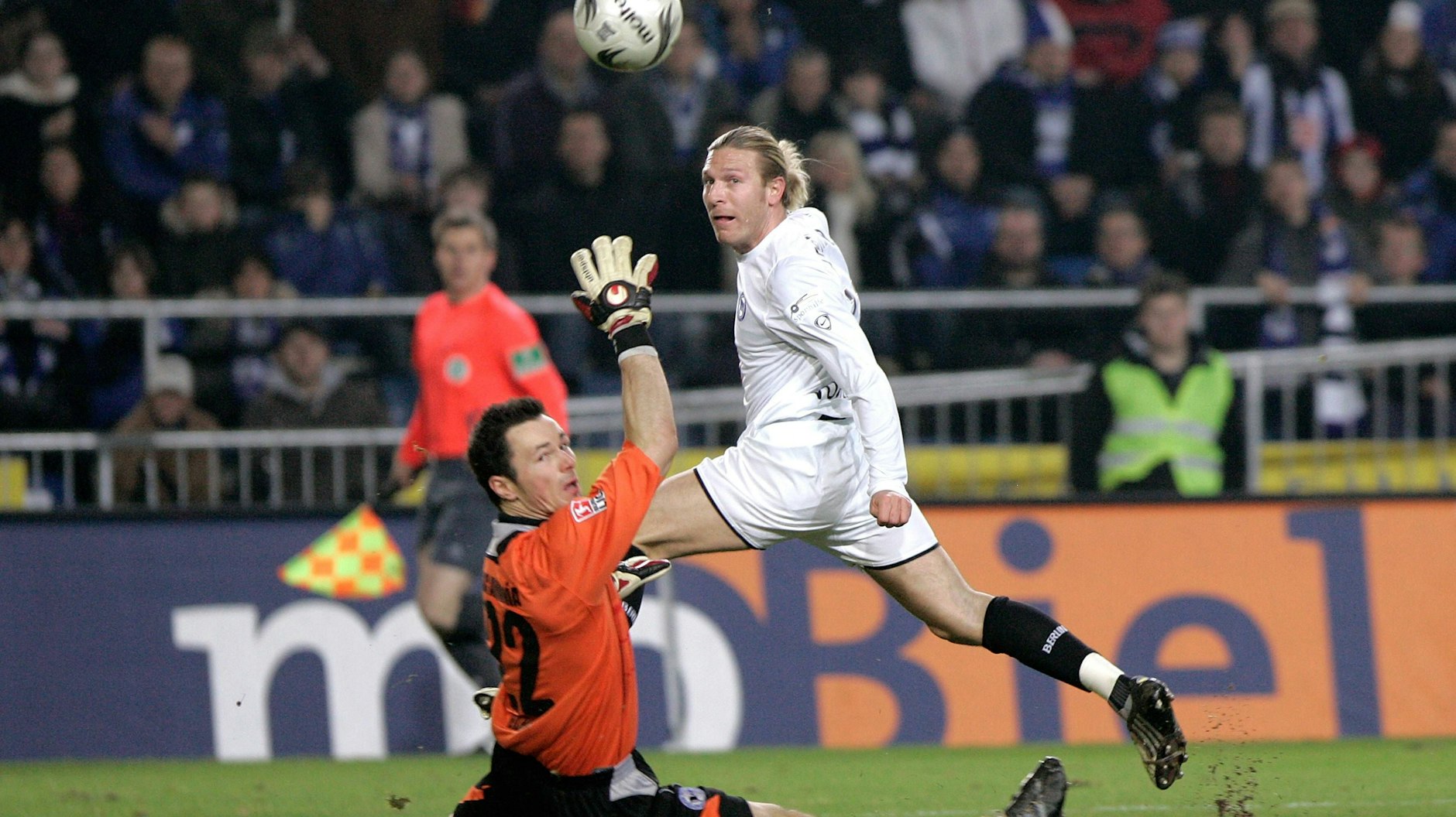 Andrej Woronin erzielte elf Tore und brachte Hertha 2008/2009 mit 1:0 in Führung. Am Ende ließen die Blau-Weißen wichtige Punkte im Meisterschaftsrennen liegen.