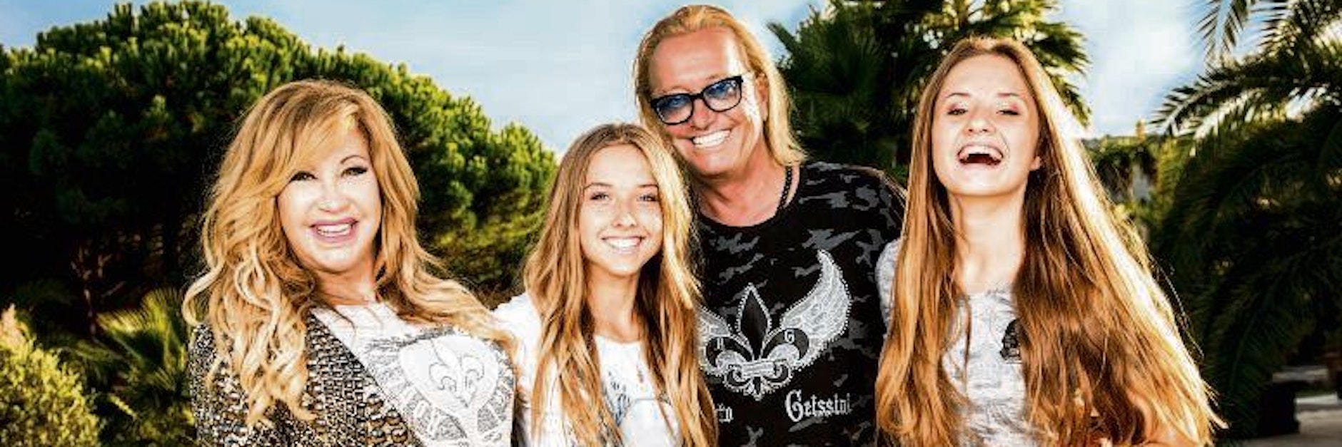Deutschlands wohl bekannteste Millionärs-Familie: Carmen, Shania, Robert und Davina Geiss. 