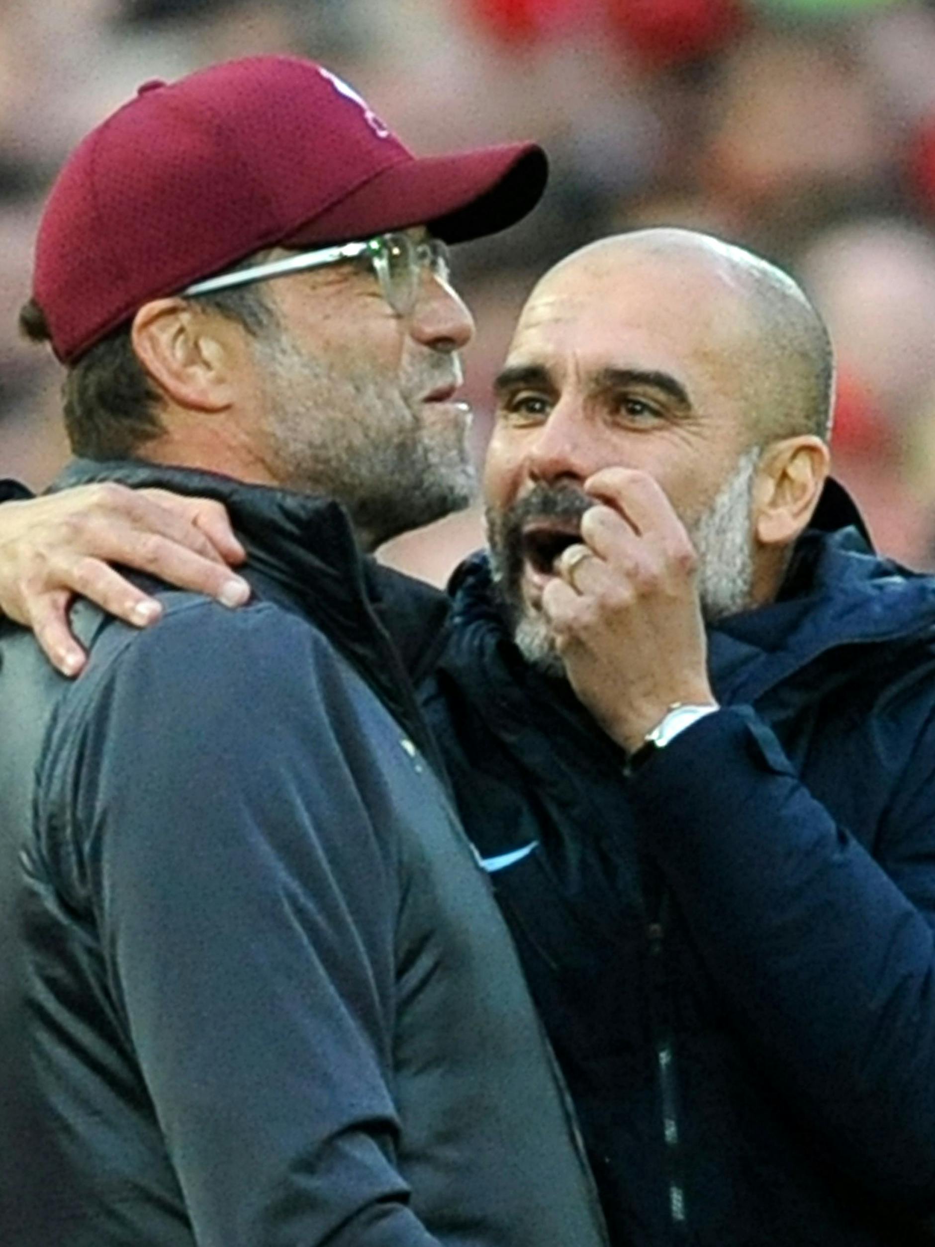 Sonntag spielt Klopp mit Liverpool gegen Pep Guardiolas ManCity.