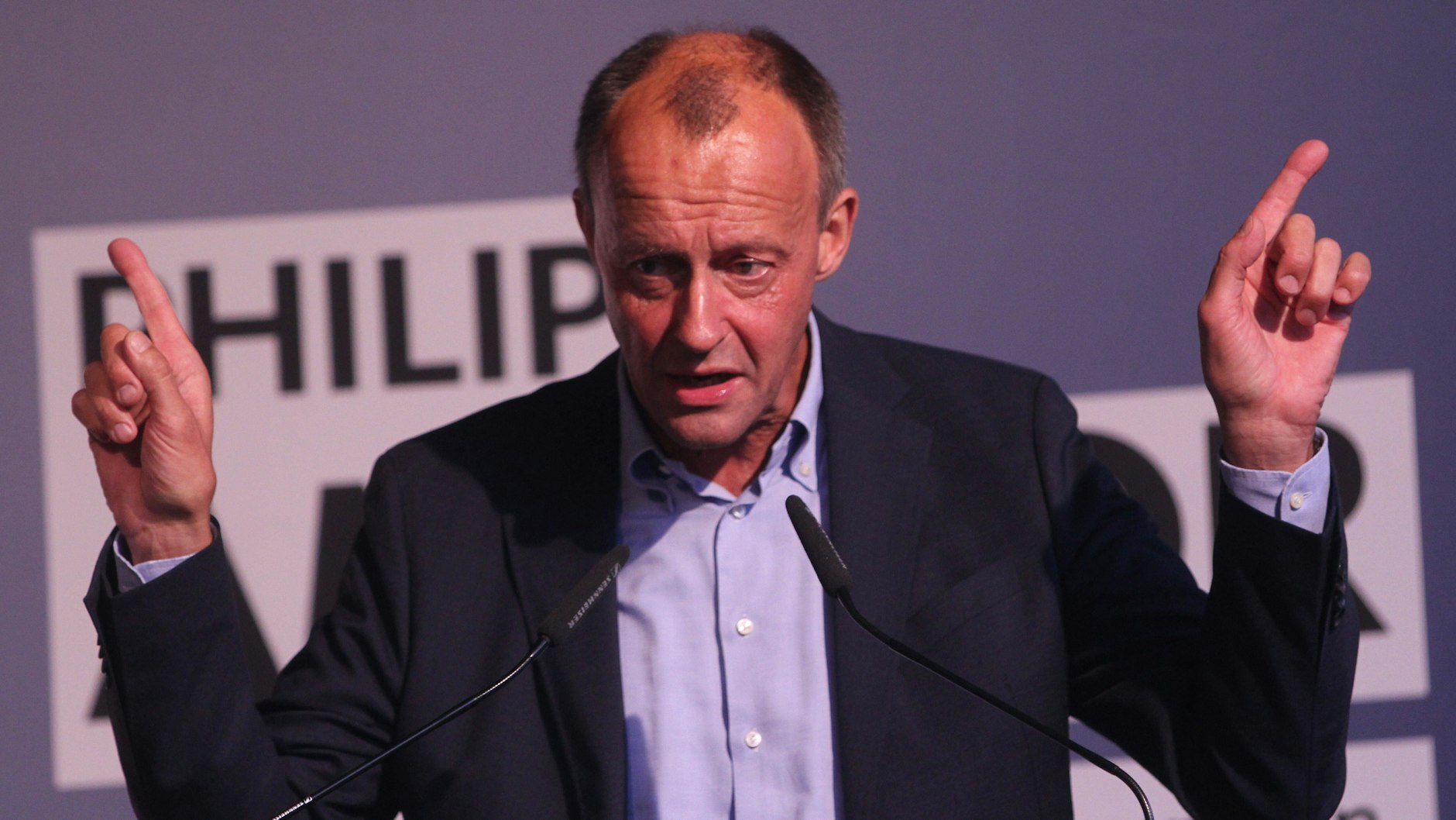 Friedrich Merz (CDU) im Bundestagswahlkampf