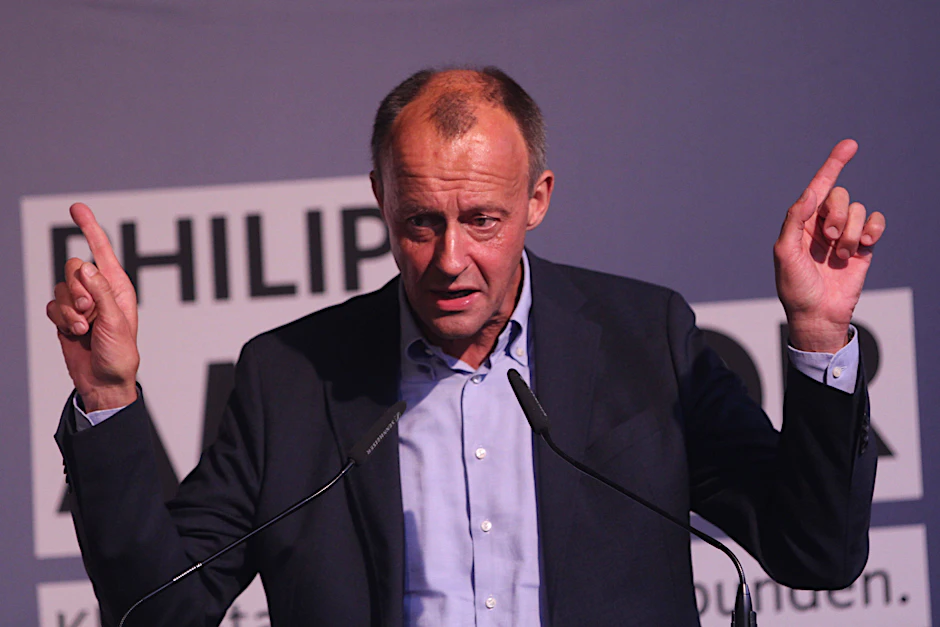 Friedrich Merz (CDU) im Bundestagswahlkampf