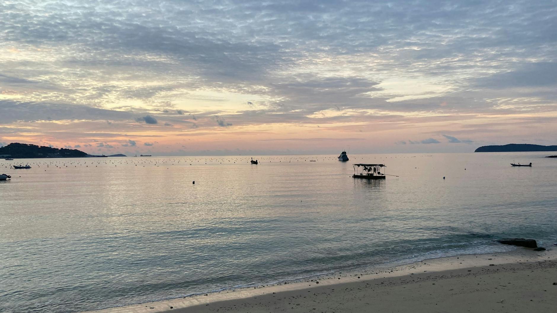 Die Bucht von Ao Yon im Süden von Phuket, wo Kriangsak Ung Perlen züchtet. 