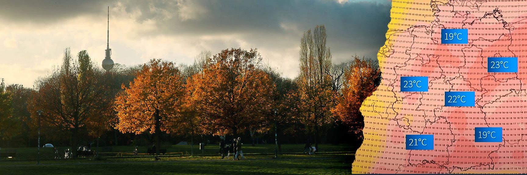 Auch Berlin steht ein goldener Herbst bevor - aber erst gibt es noch einmal fast sommerliches Wetter.