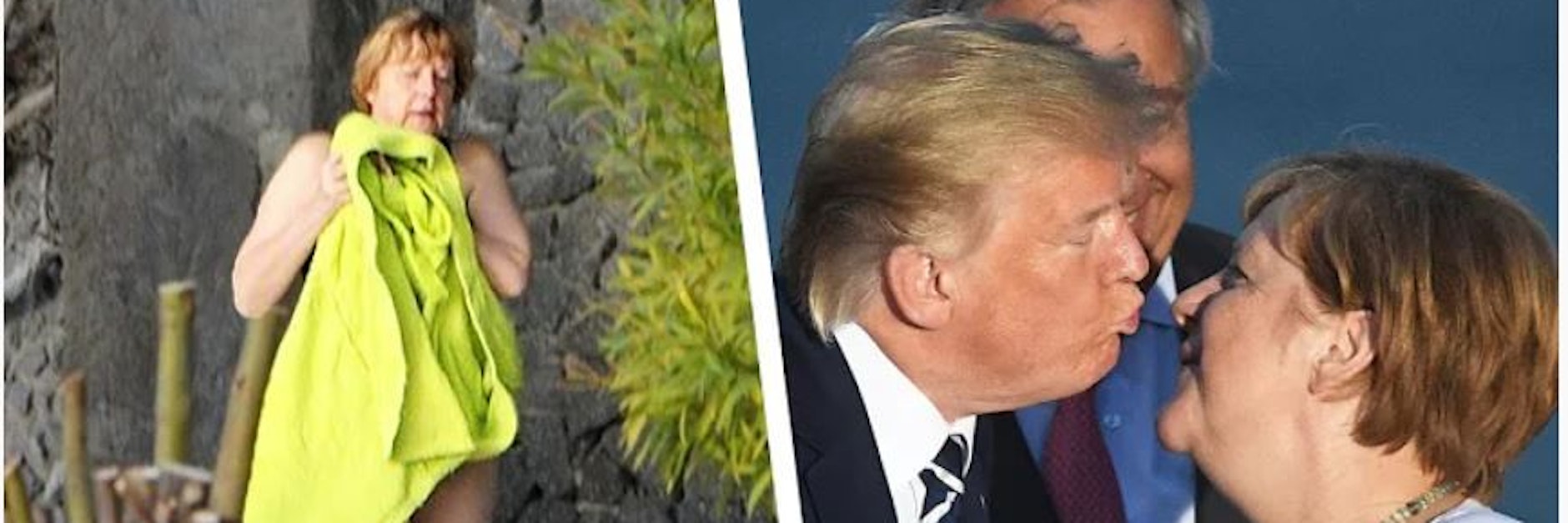 Auch in Merkels Kanzlerschaft ging es manchmal lustig zu.