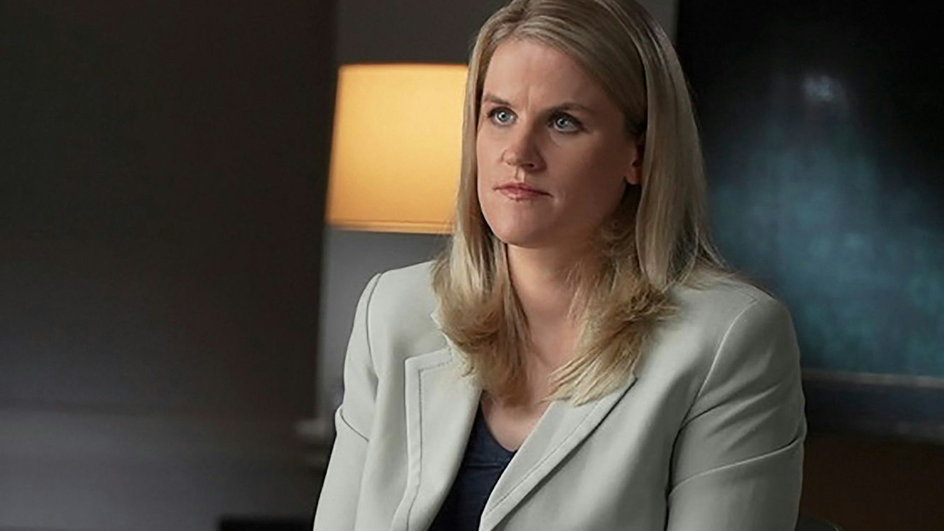 Facebook-Whistleblowerin Frances Haugen spricht in einer Folge von „60 Minutes“, die am Sonntag, den 3. Oktober 2021 ausgestrahlt wurde, über den Facebook-Skandal. 