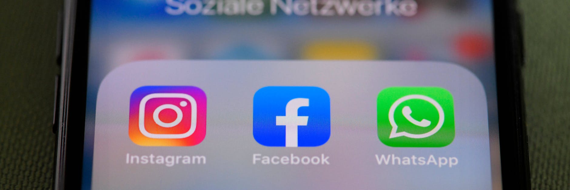 Am Montagnachmittag waren die Apps Facebook, Instagram und Whatsapp nicht mehr erreichbar.