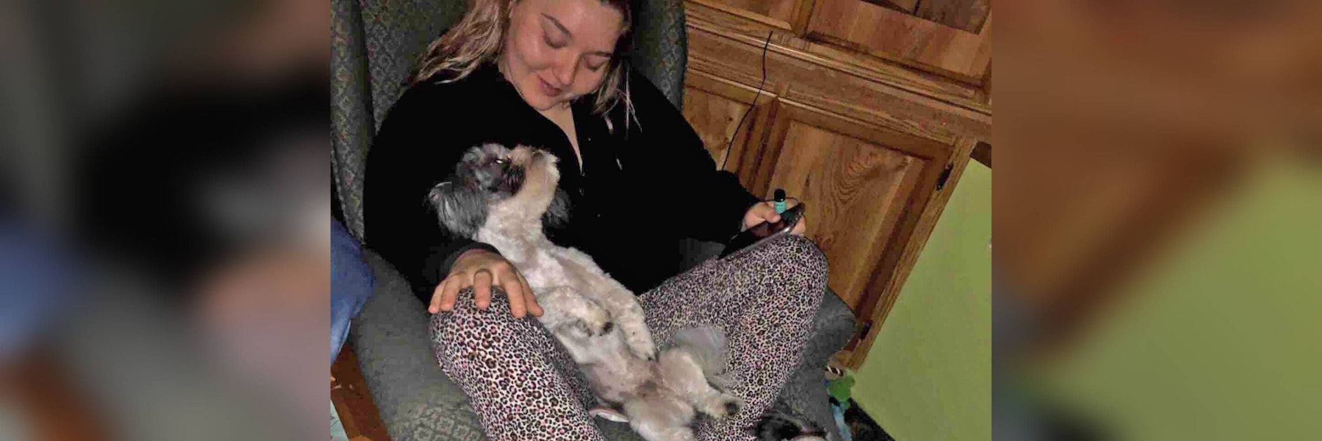 Ladonna Slayton riskierte ihr Leben, um ihren Hund zu retten.