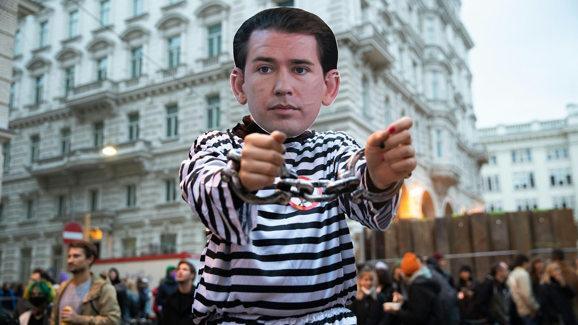 Am Mittwoch kam es in Wien zu einer Demonstration gegen Bundeskanzler Sebastian Kurz.&nbsp;