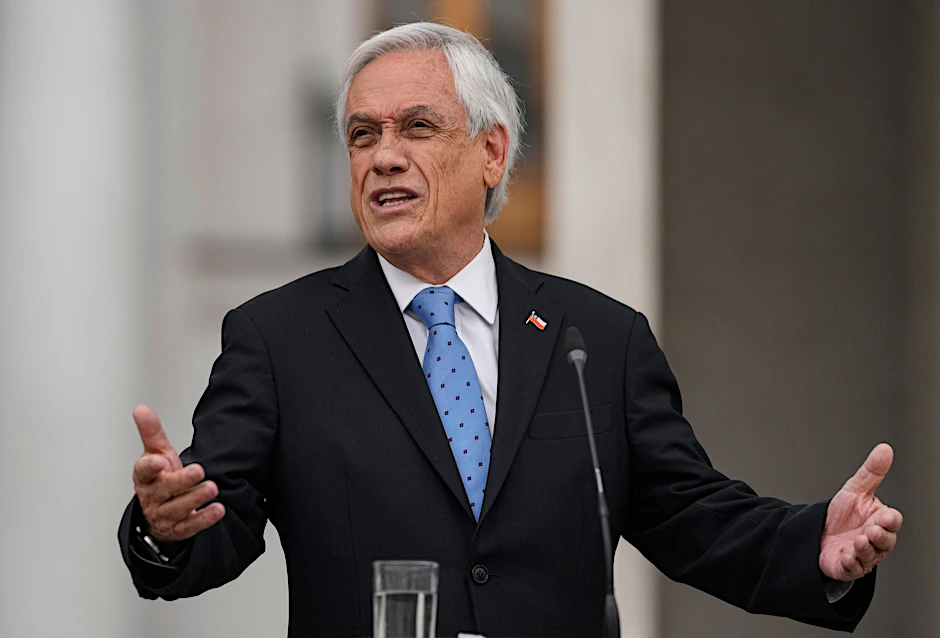Präsident Sebastián Piñera bestreitet eine Beteiligung an krummen Geschäften.