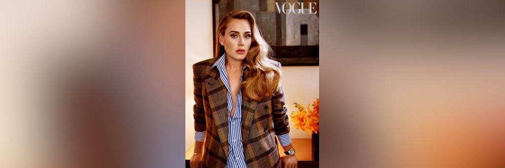 Sängerin Adele in der amerikanischen Vogue.