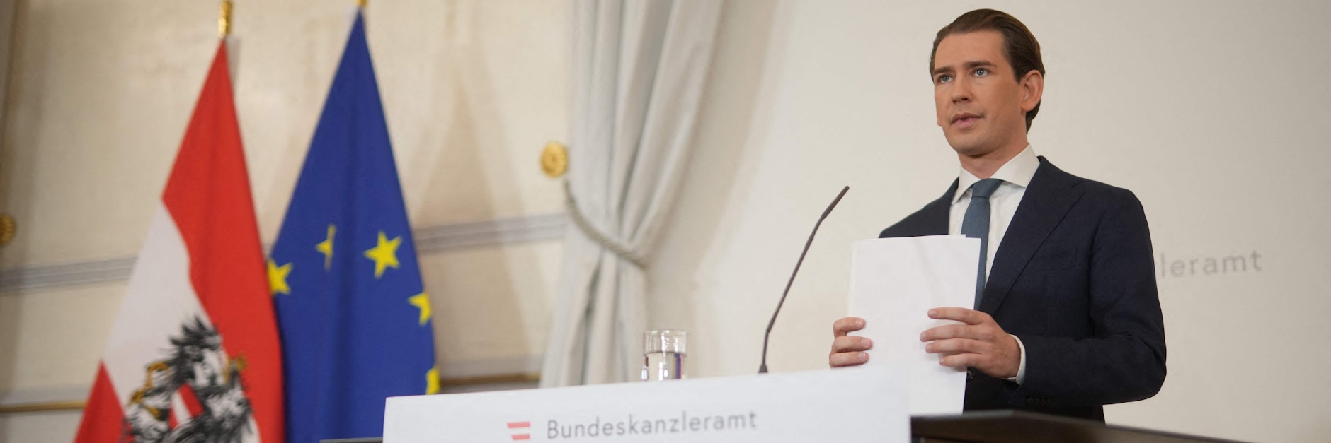 Ösi-Kanzler Sebastian Kurz ist zurückgetreten.