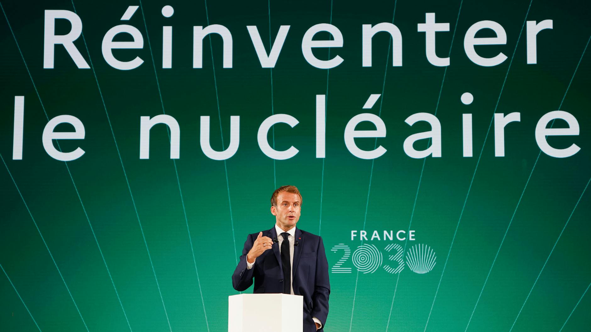 Emmanuel Macron sieht die nähere Zukunft der EU-Energiepolitik in der Kernkraft. 