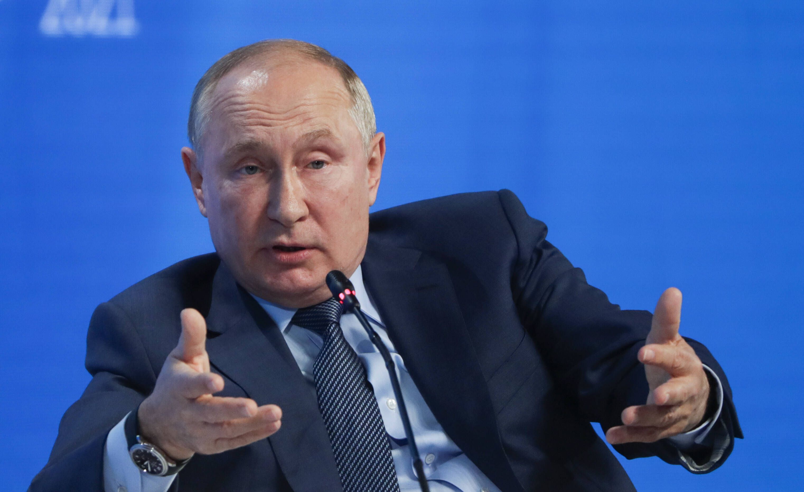 Wladimir Putin: „Wenn wir den Druck erhöhen, wird die Leitung platzen“