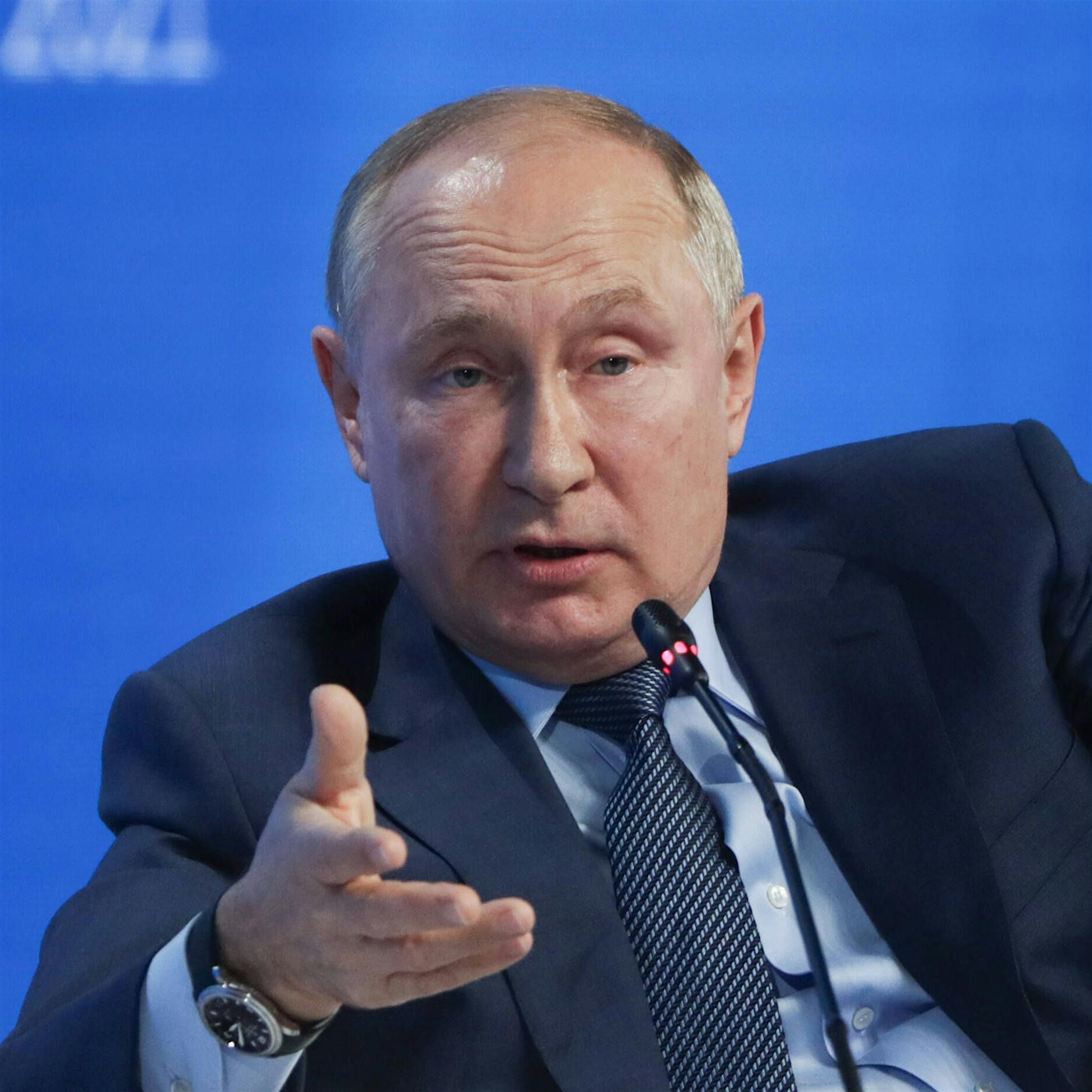 Wladimir Putin: „Wenn wir den Druck erhöhen, wird die Leitung platzen“