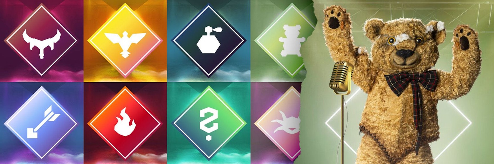 Der Teddybär ist aus echtem Stoff der Firma Steiff gefertigt - aber welcher Star schlüpft bei „The Masked Singer“ in das Kostüm?