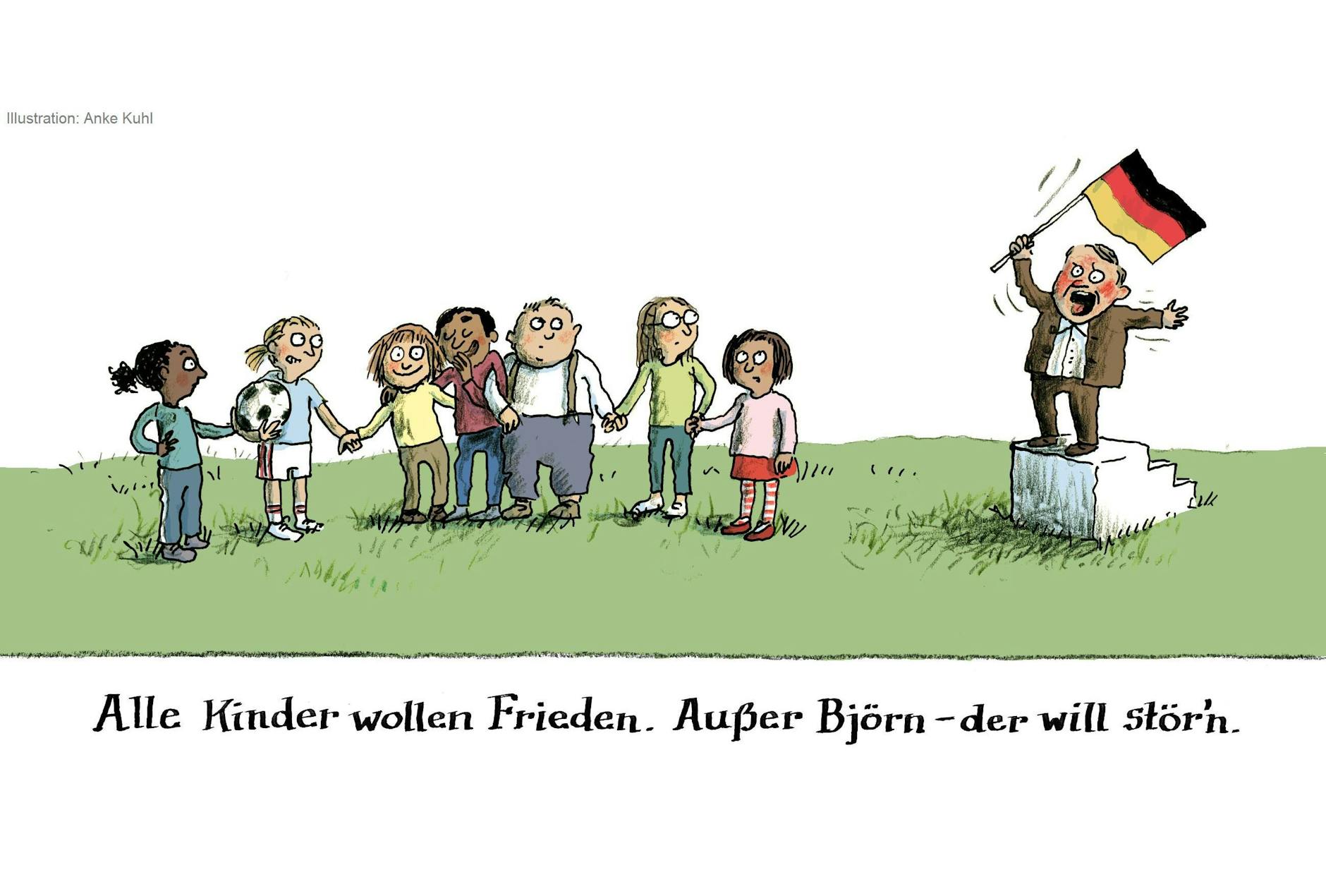 Eine aktuelle Zeichnung der Illustratorin Anke Kuhl.