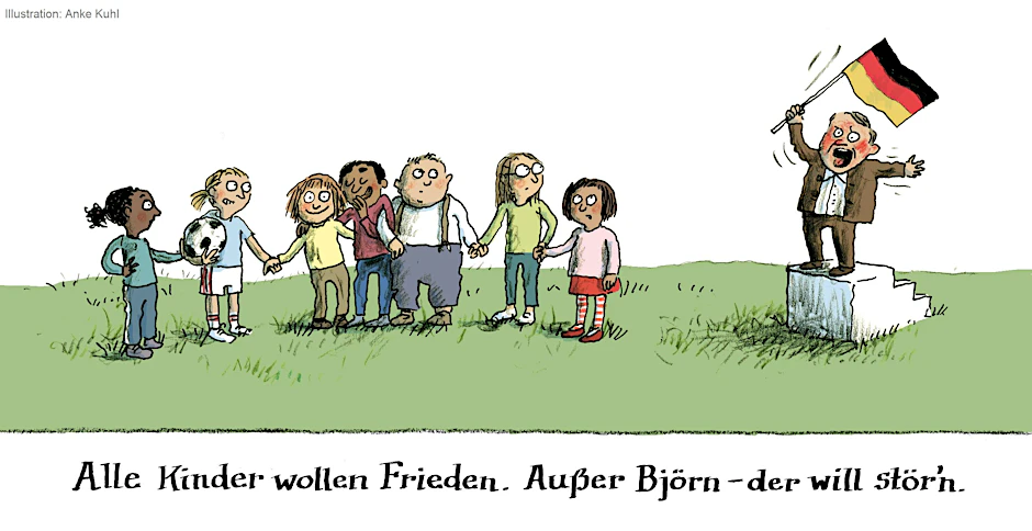 Eine aktuelle Zeichnung der Illustratorin Anke Kuhl.