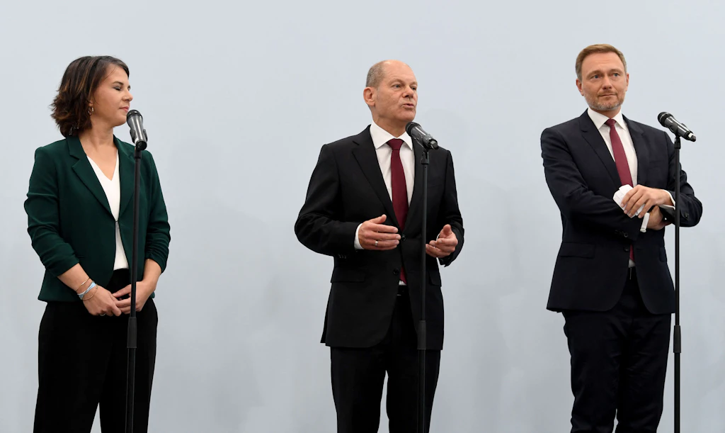 Sondierungspapier für den Bund von SPD, Grünen und FDP
