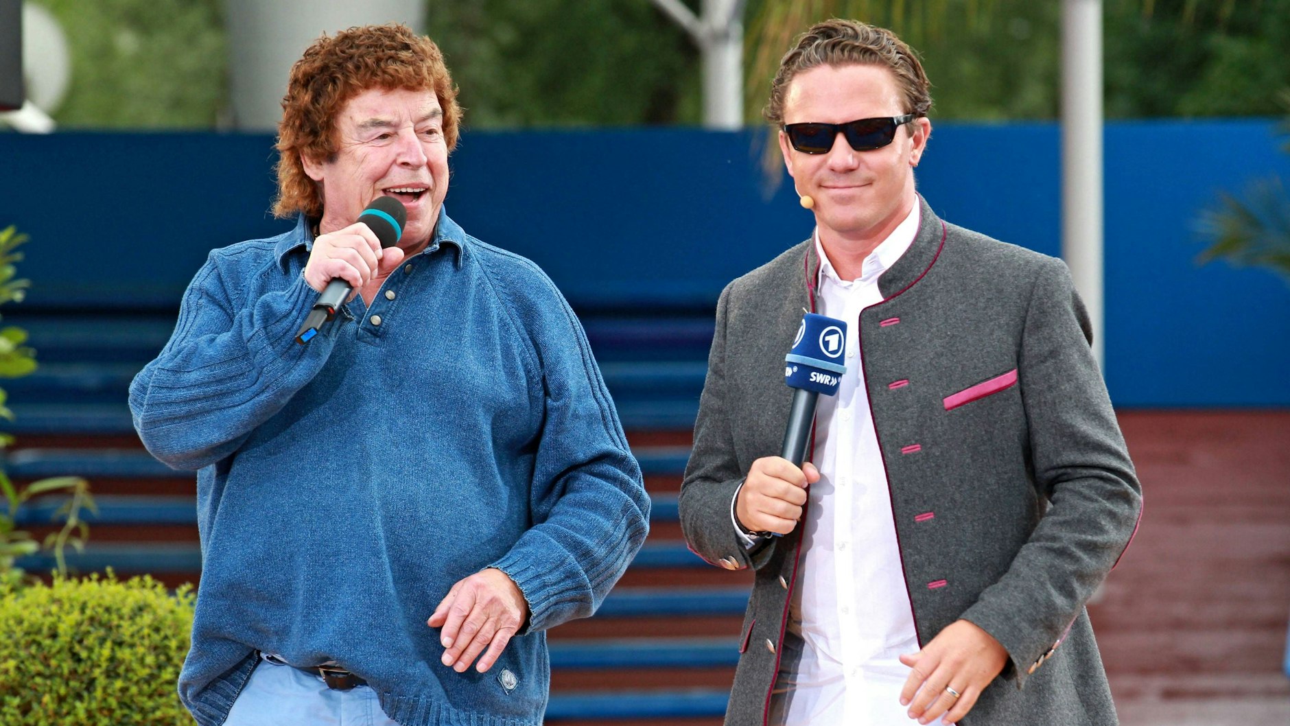 Ein Foto aus dem Jahr 2015: Tony Marshall mit Stefan Mross.