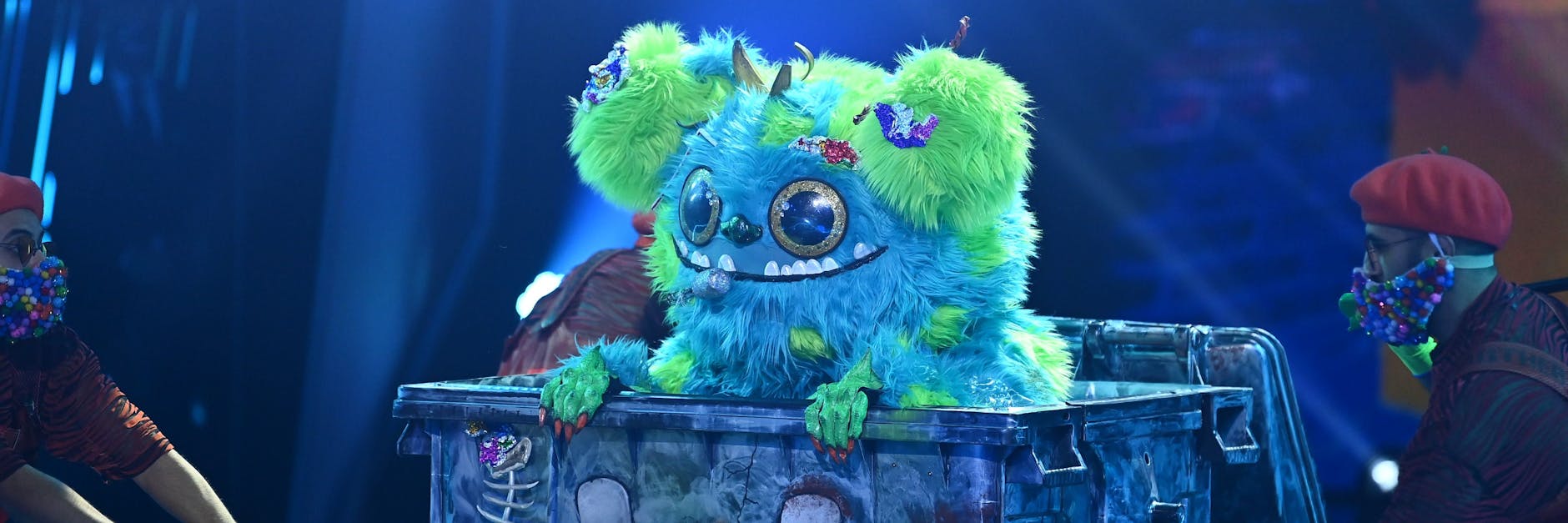 Das Müll-Münster Mülli Müller gehört zu den Publikumslieblingen der fünften Staffel „The Masked Singer“.