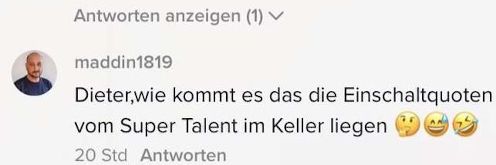 Diese Frage eines Followers wird Dieter Bohlen gefallen haben. 