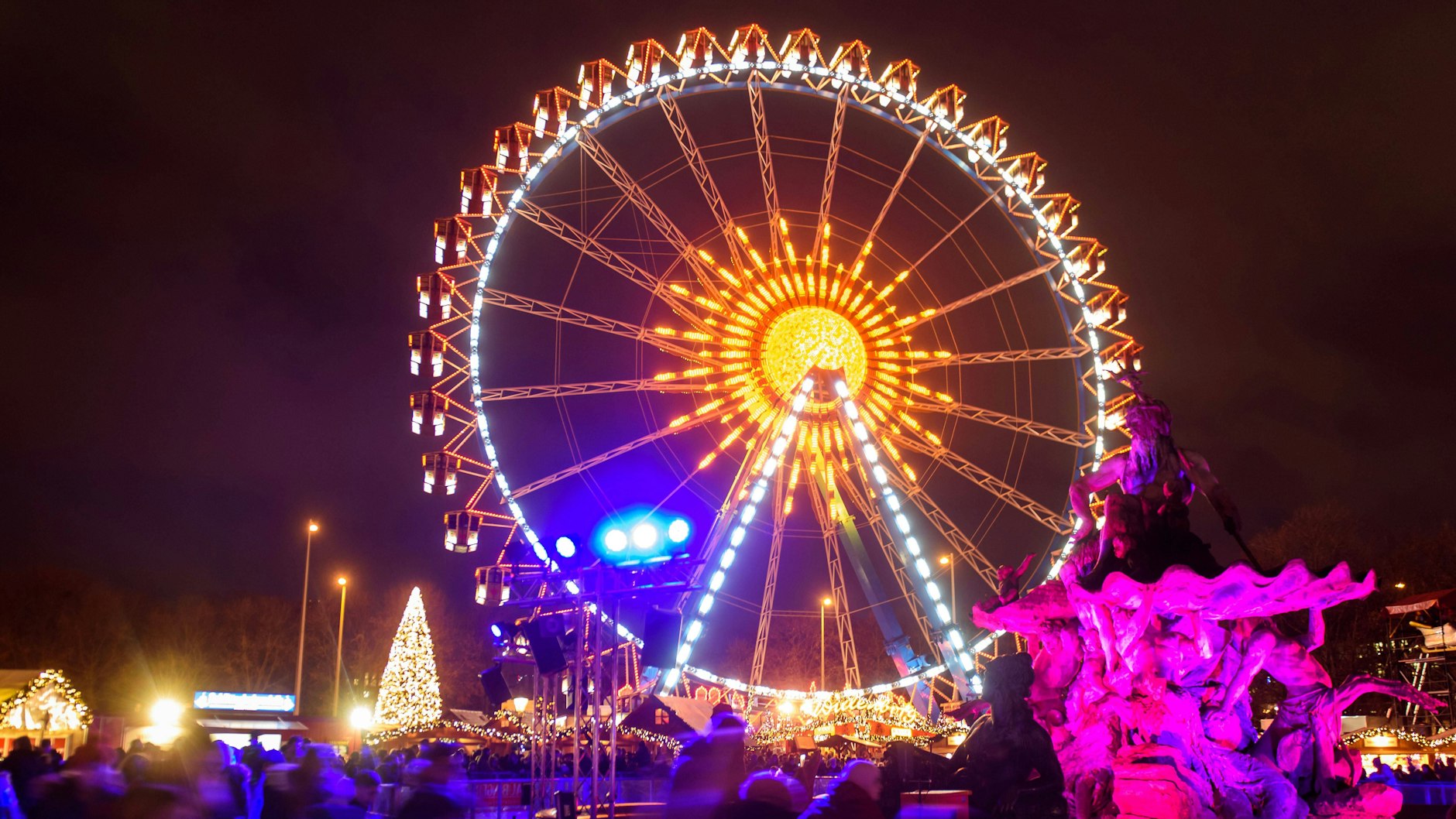 Der Weihnachtsmarkt am Roten Rathaus in Berlin soll 2021 stattfinden&nbsp;– allerdings nur für Geimpfte und Genesene.