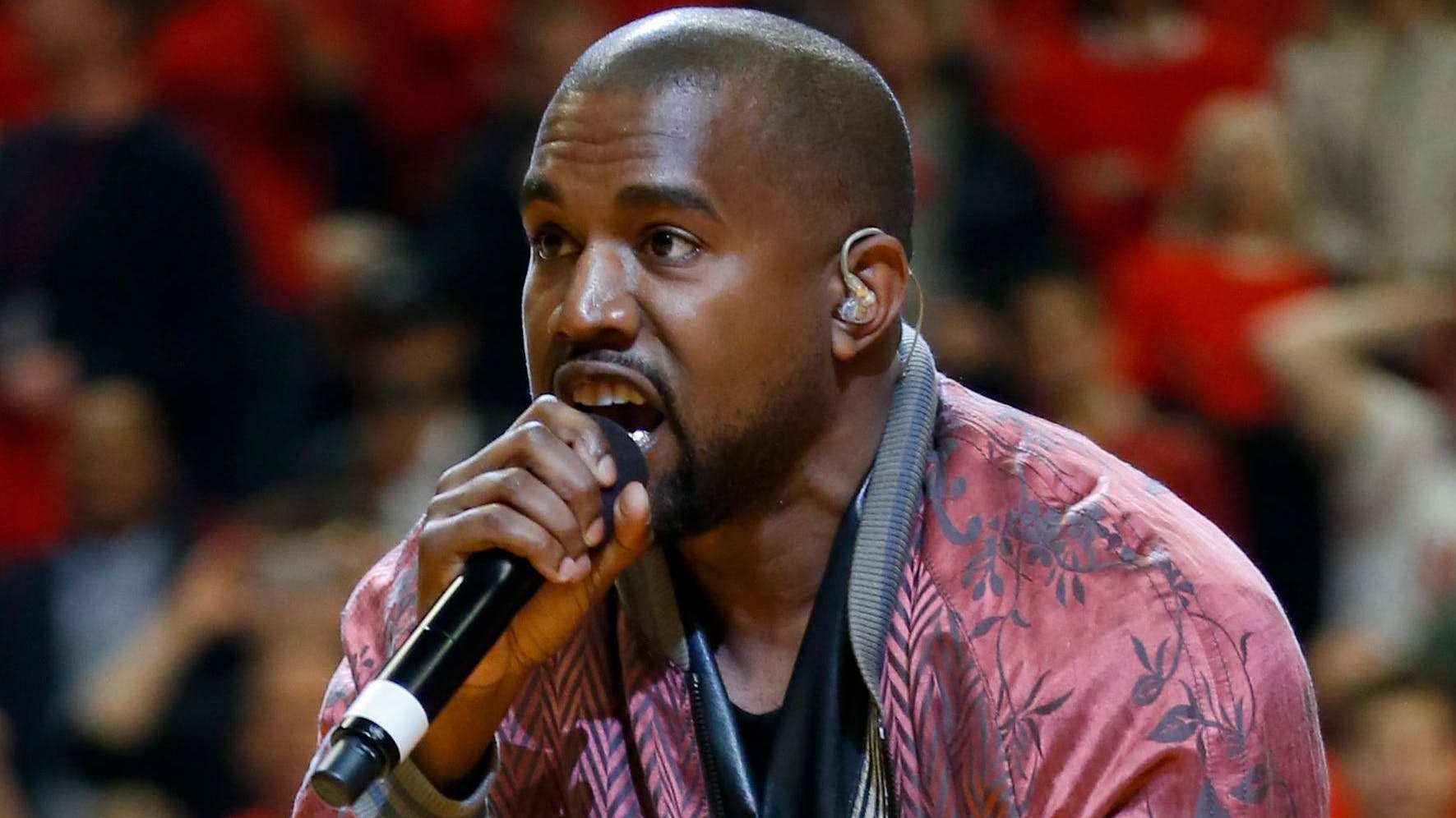 US-Rapper Kanye West bei einem Auftritt (Archivbild)