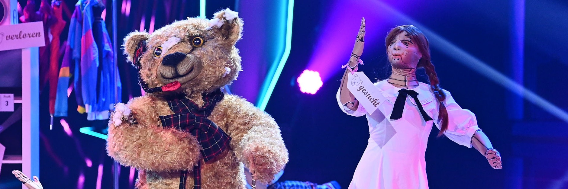 Der Teddy überzeugte bei „The Masked Singer“ mit dem Song „Lovefool“.